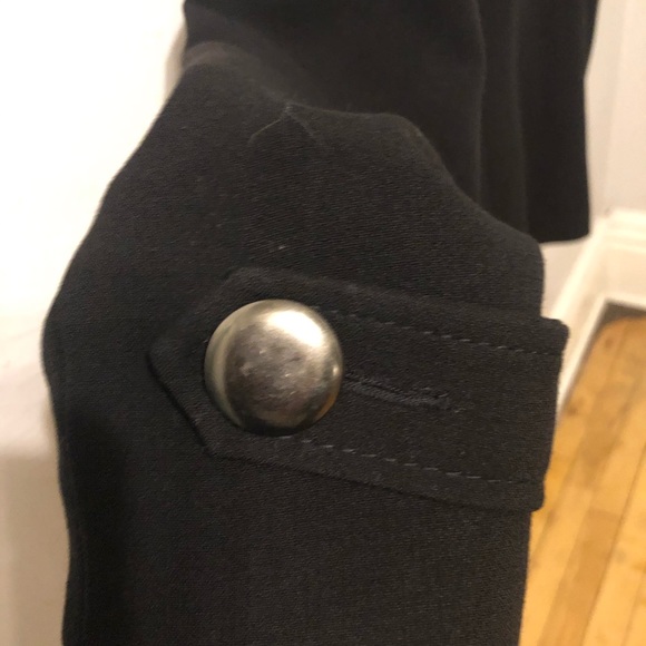 MarCona NWOT Black Peacoat w contrasting liner - Picture 8 of 8